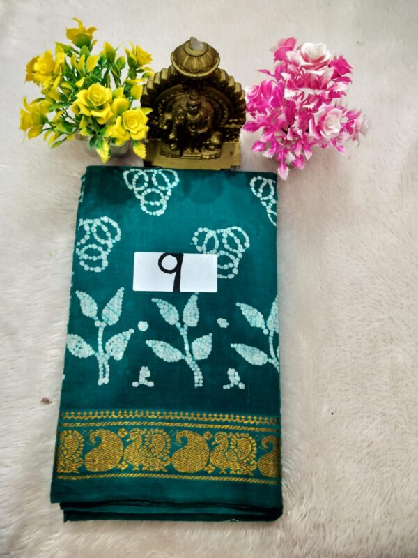 Wax Cotton Saree