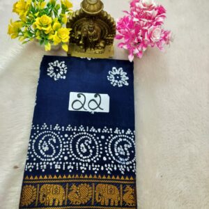 Wax Cotton Saree