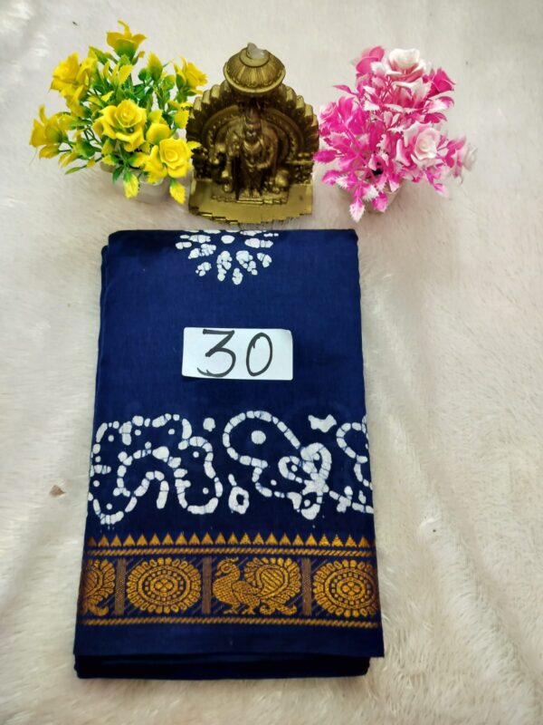 Wax Cotton Saree