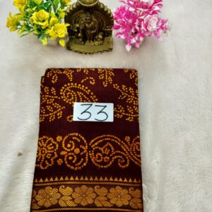 Wax Cotton Saree