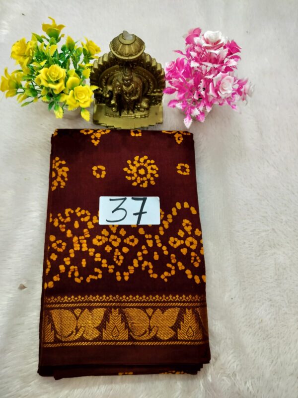 Wax Cotton Saree