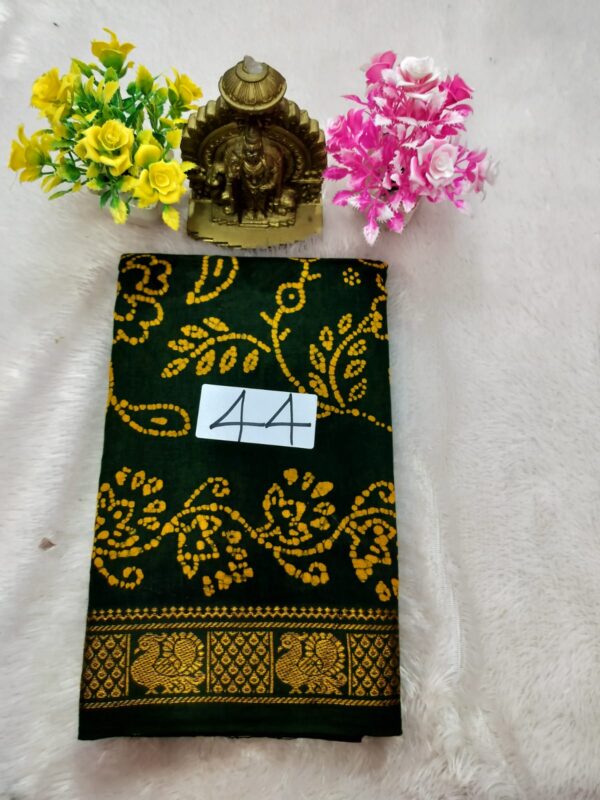 Wax Cotton Saree