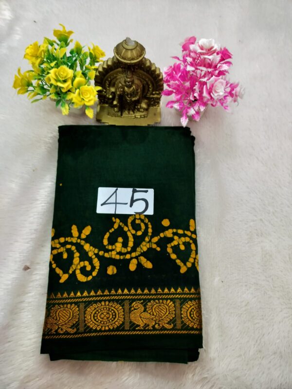 Wax Cotton Saree