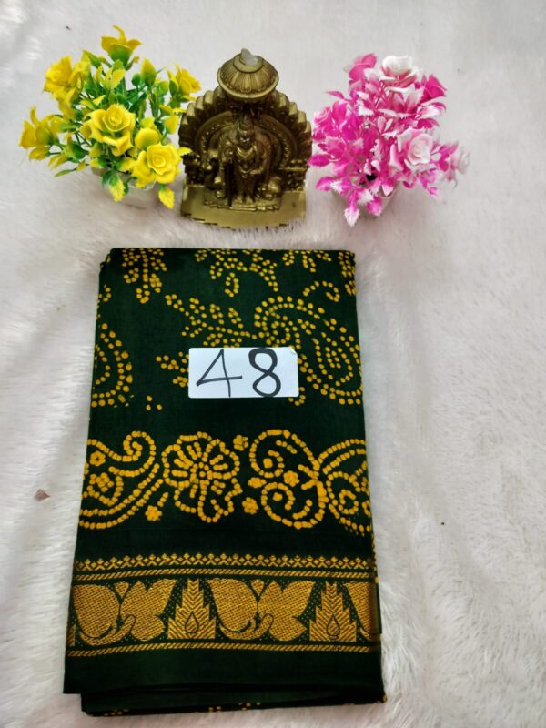 Wax Cotton Saree