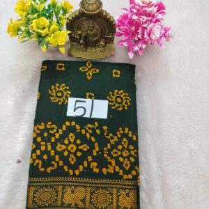 Wax Cotton Saree
