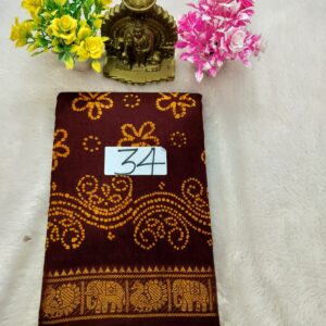 Wax Cotton Saree