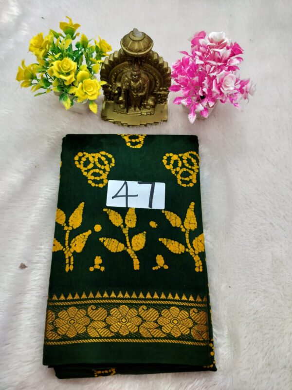 Wax Cotton Saree