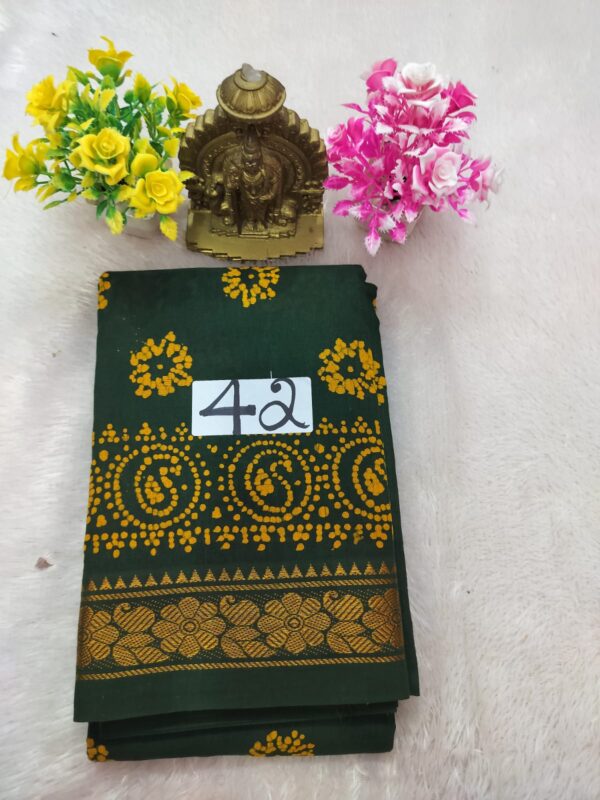 Wax Cotton Saree