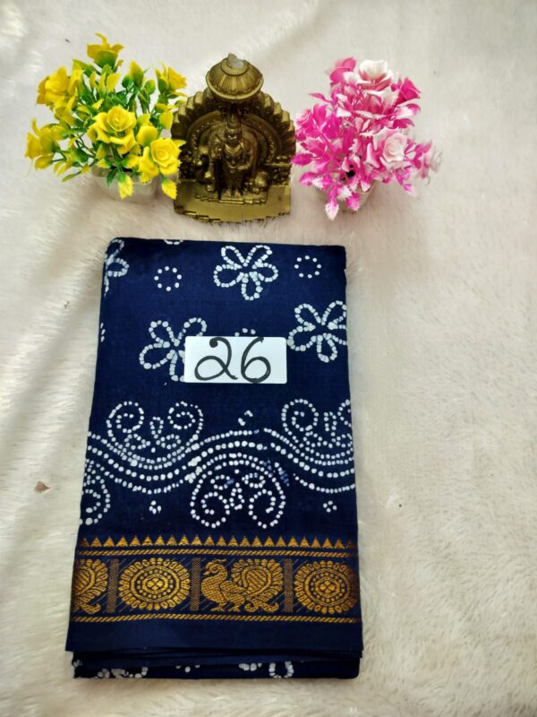 Wax Cotton Saree