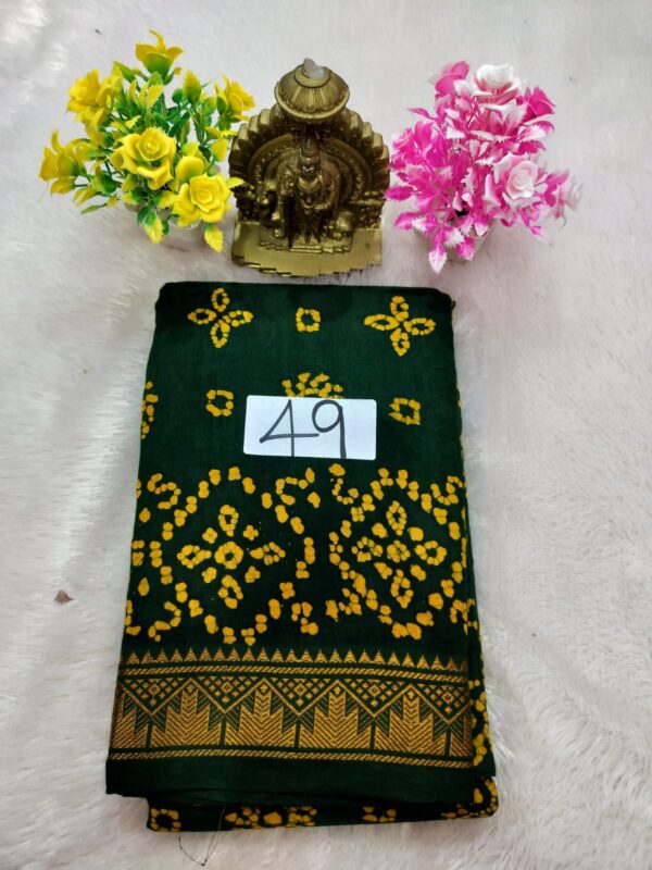 Wax Cotton Saree