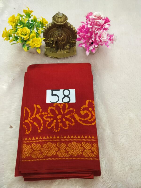 Wax Cotton Saree