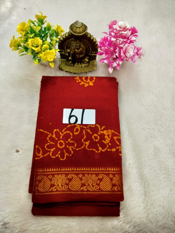 Wax Cotton Saree