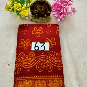 Wax Cotton Saree