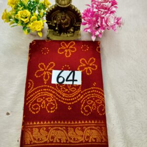 Wax Cotton Saree