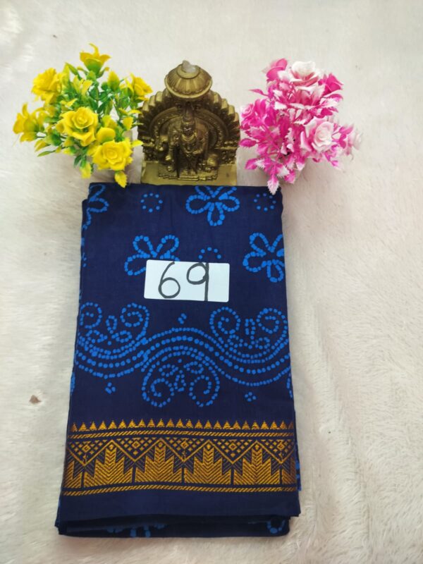 Wax Cotton Saree