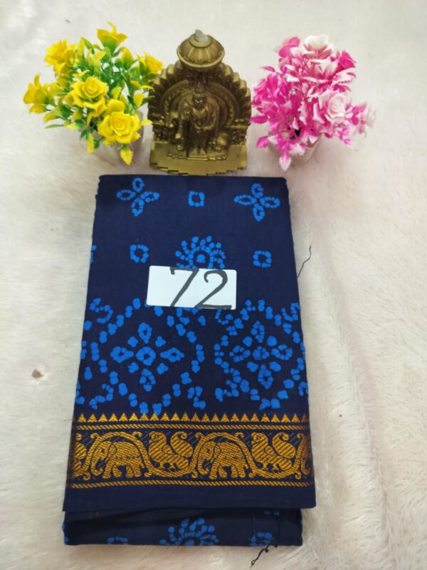 Wax Cotton Saree