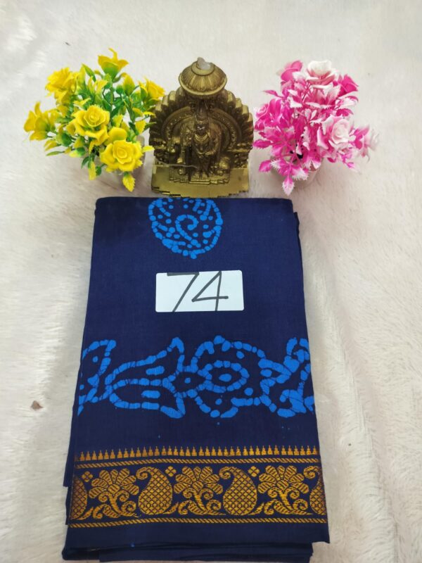 Wax Cotton Saree