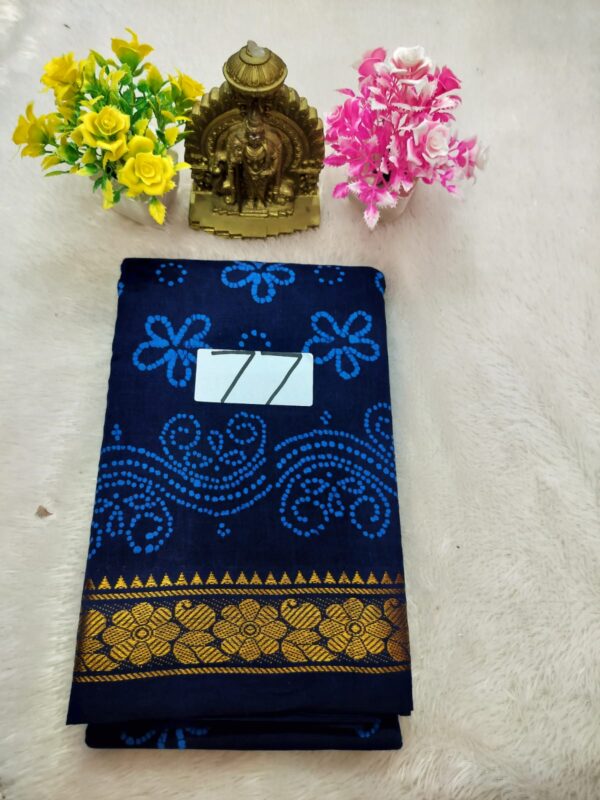 Wax Cotton Saree