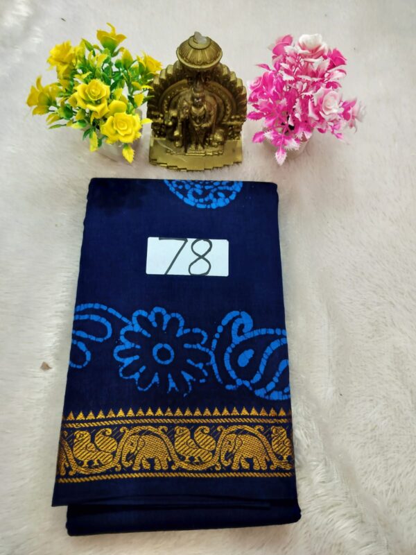 Wax Cotton Saree