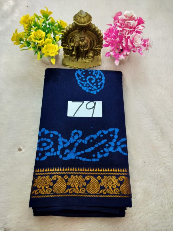 Wax Cotton Saree