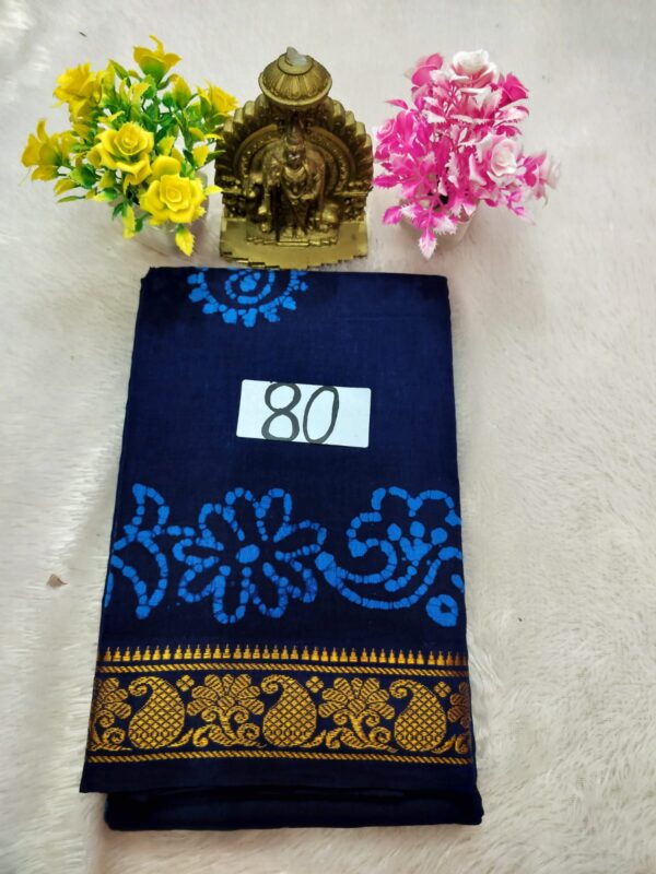 Wax Cotton Saree
