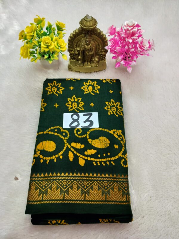 Wax Cotton Saree