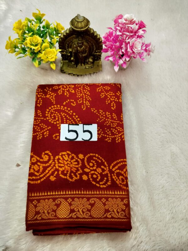 Wax Cotton Saree's
