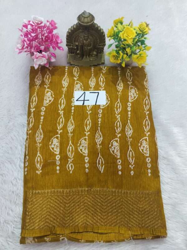 Visco dola silk saree