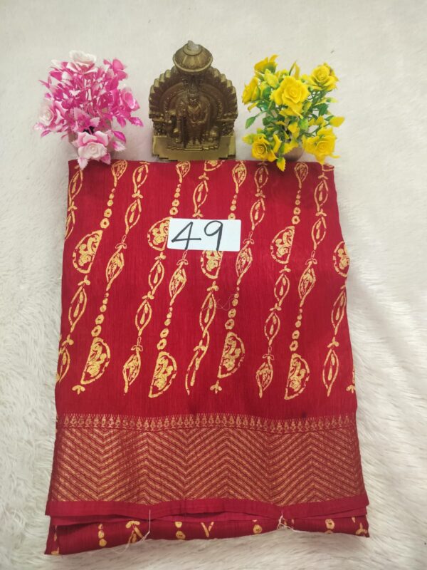 Visco dola silk saree