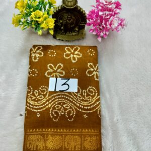 Wax Cotton Saree