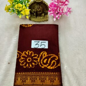 Wax Cotton Saree