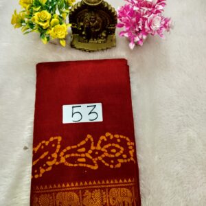 Wax Cotton Saree