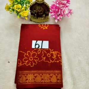 Wax Cotton Saree