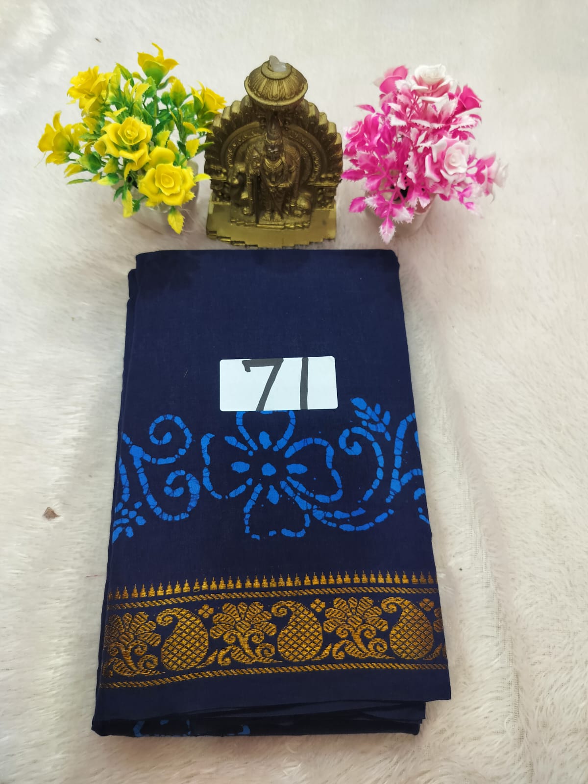 Wax Cotton Saree